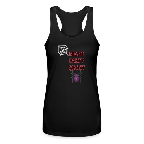 Night party ghost - Women’s Performance Racerback Tank Top