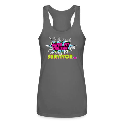 SUPER FIT CHALLENGE SURVIVOR - Women’s Performance Racerback Tank Top