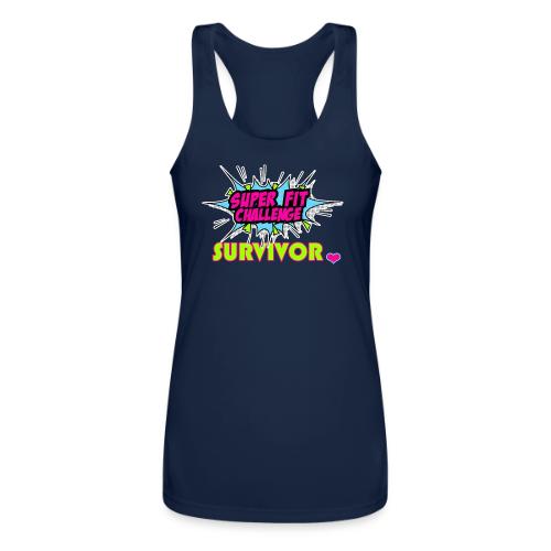SUPER FIT CHALLENGE SURVIVOR - Women’s Performance Racerback Tank Top