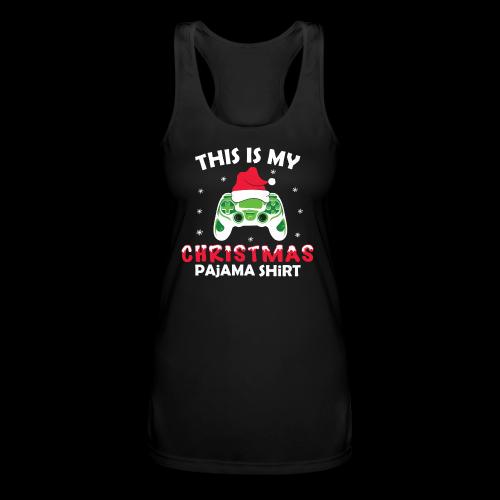 Christmas Gamer Pajama - Women’s Performance Racerback Tank Top