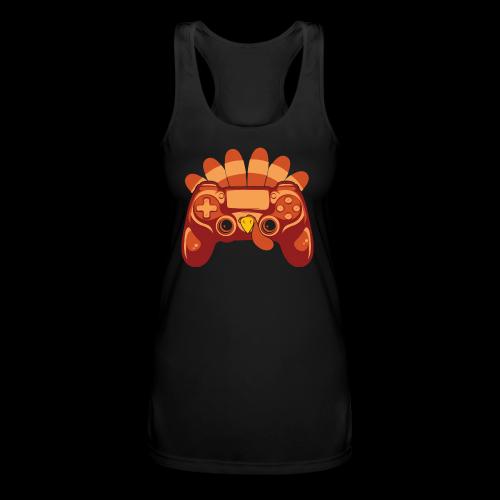 Gamer Turkey Thanksgiving - Women’s Performance Racerback Tank Top