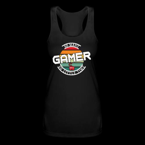 So Many Games, So Little Time - Women’s Performance Racerback Tank Top