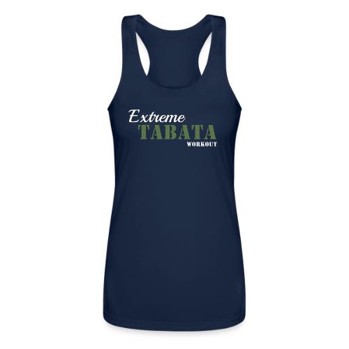 EXTREME TABATA WORKOUT - Women’s Performance Racerback Tank Top