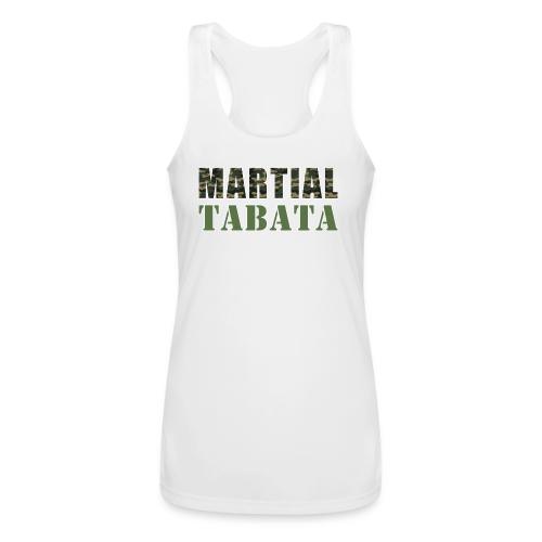 MARTIAL TABATA - Women’s Performance Racerback Tank Top