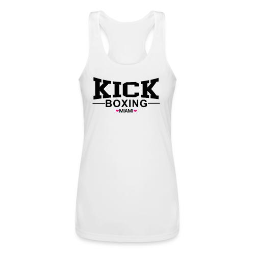 KICKBOXING MIAMI - Women’s Performance Racerback Tank Top