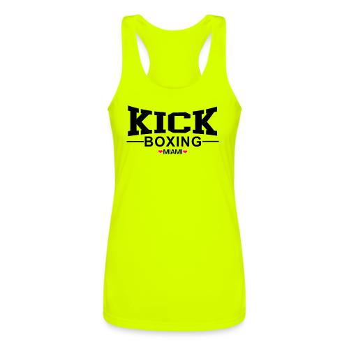 KICKBOXING MIAMI - Women’s Performance Racerback Tank Top