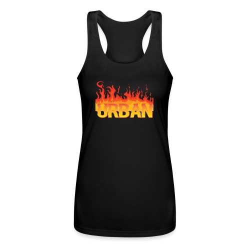 Urban football soccer t-shirt Fire - Women’s Performance Racerback Tank Top