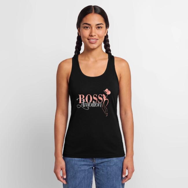 Women Boss Ambition Tshirt Glitter