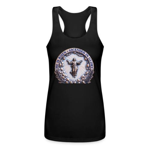 He Is Risen Ascended In Glory T Shirt, Gift - Women’s Performance Racerback Tank Top