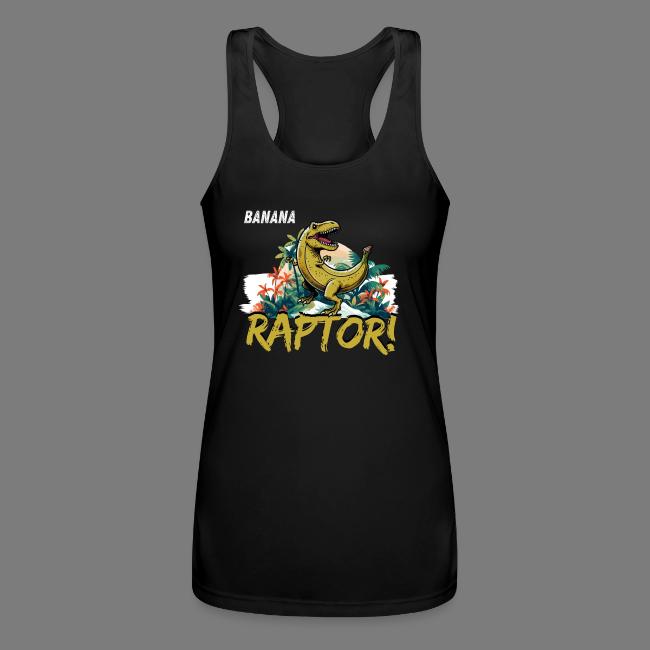 Funny Banana Raptor T-Rex Design