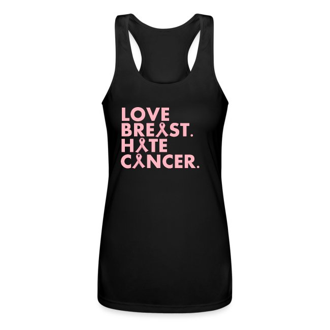 Love Breast. Hate Cancer. Breast Cancer Awareness)