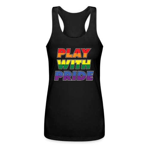 Play with Pride - Women’s Performance Racerback Tank Top