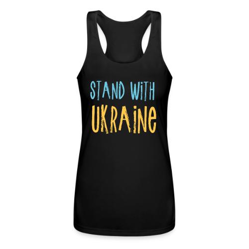 Stand With Ukraine - Women’s Performance Racerback Tank Top