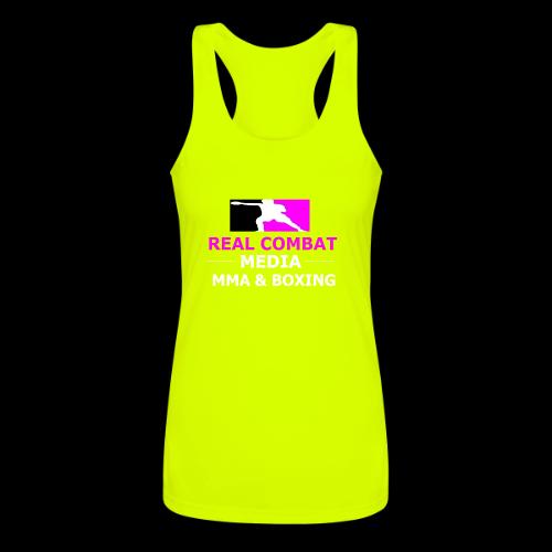 RCM MMA & BOXING Pink - Women’s Performance Racerback Tank Top