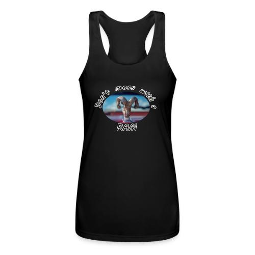 Don’t Mess with a RAM - Women’s Performance Racerback Tank Top
