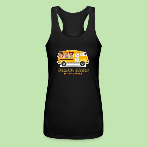 first day of school outfit- school again - Women’s Performance Racerback Tank Top