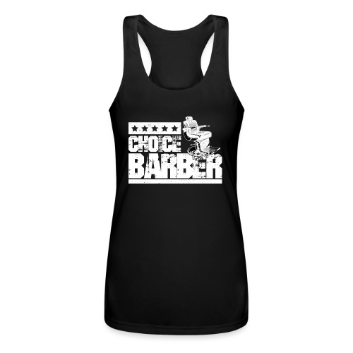Choice Barber 5-Star Barber T-Shirt - Women’s Performance Racerback Tank Top