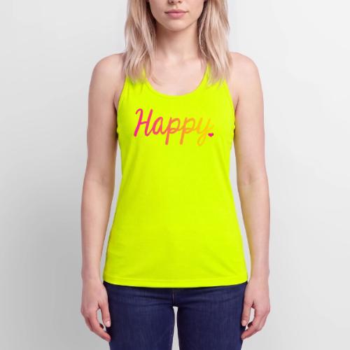 HAPPY - Women’s Performance Racerback Tank Top