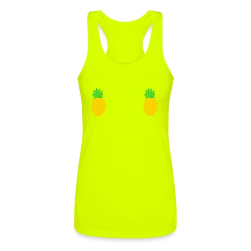 Pineapple nipple shirt - Women’s Performance Racerback Tank Top