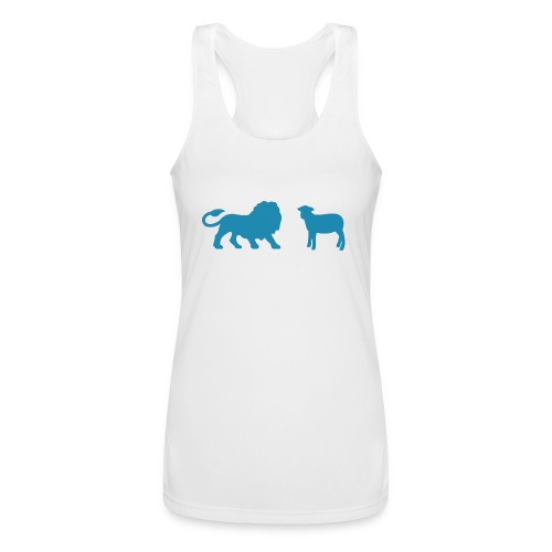 Lion and the Lamb - Women’s Performance Racerback Tank Top
