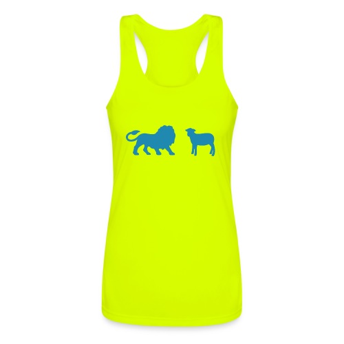 Lion and the Lamb - Women’s Performance Racerback Tank Top