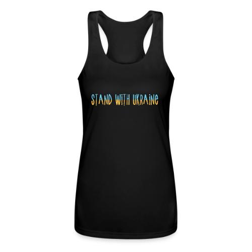 Stand With Ukraine - Women’s Performance Racerback Tank Top