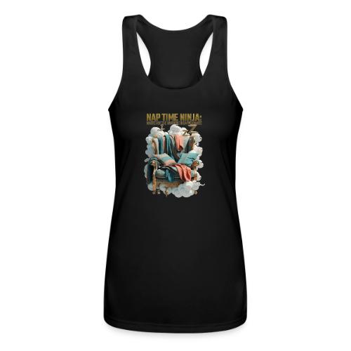 Nap Time Ninja T Shirt - Women’s Performance Racerback Tank Top