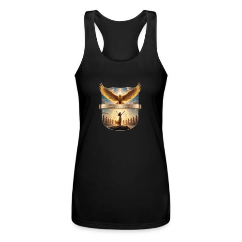 Women’s Day Eagle Matriarch T Shirt,, Gift for Mom - Women’s Performance Racerback Tank Top