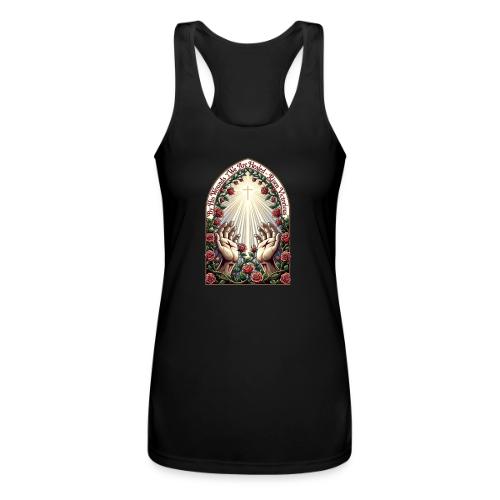 Easter By His Wounds Healed T Shirt, Renewal Gift - Women’s Performance Racerback Tank Top