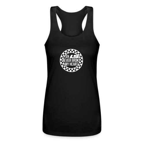 An LS Never Broke My Heart - Women’s Performance Racerback Tank Top