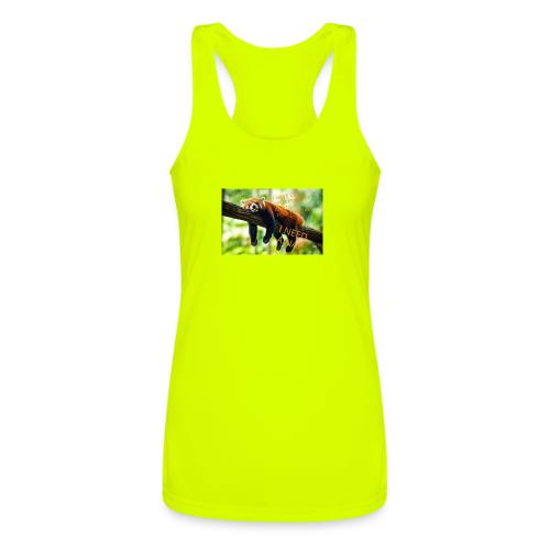 Fox napping meme - Women’s Performance Racerback Tank Top