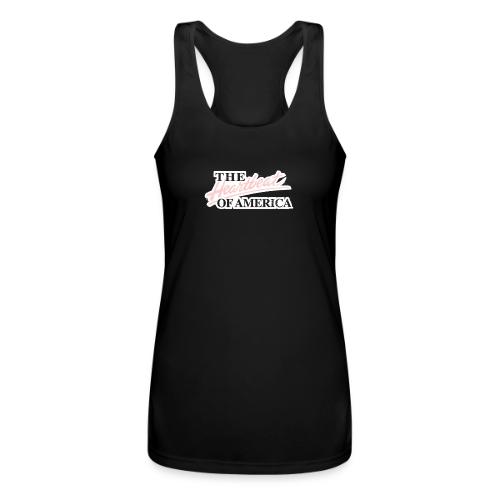 The Heartbeat of America - Women’s Performance Racerback Tank Top