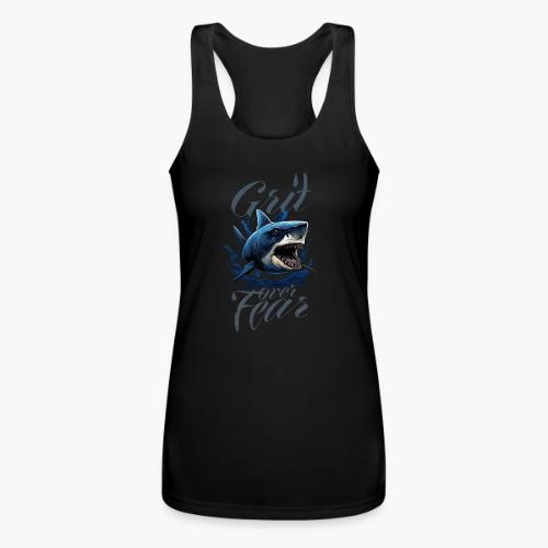 Grit over Fear - Women’s Performance Racerback Tank Top