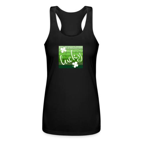 lucky - Women’s Performance Racerback Tank Top