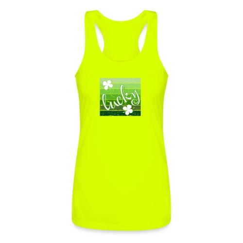 lucky - Women’s Performance Racerback Tank Top