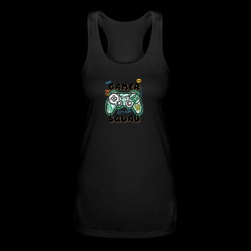 Gamer Squad: Time to Win - Women’s Performance Racerback Tank Top