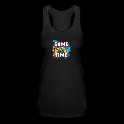Cool Game Time Fun - Women’s Performance Racerback Tank Top