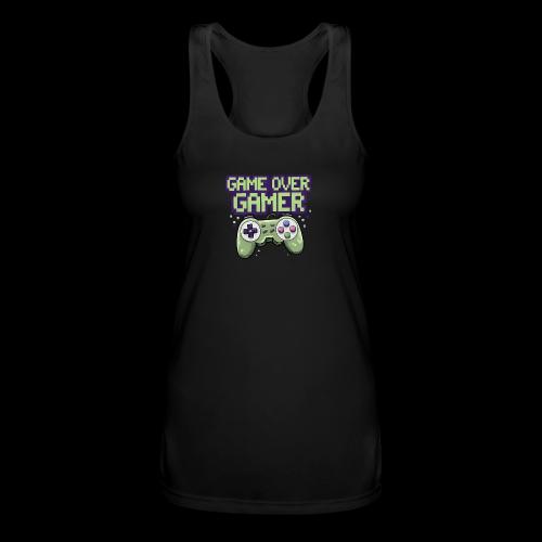 Game Over Gamer - Women’s Performance Racerback Tank Top