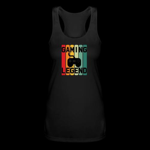 Gaming Legend Retro Bars - Women’s Performance Racerback Tank Top