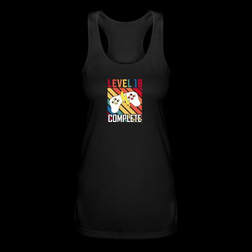 Level 18 Complete! - Women’s Performance Racerback Tank Top