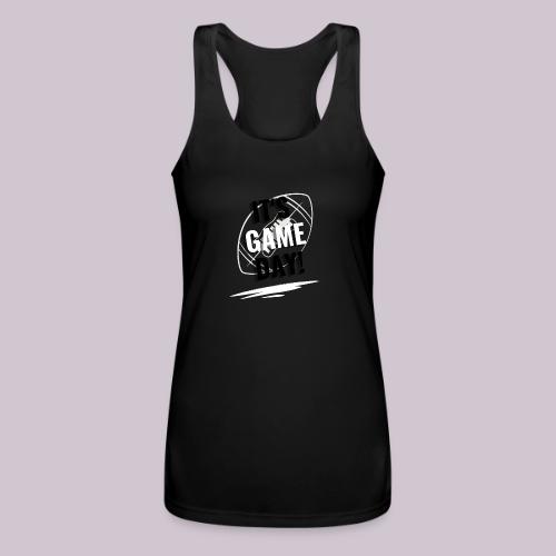 It's Game Day Football - Women’s Performance Racerback Tank Top