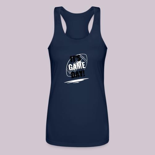 It's Game Day Football - Women’s Performance Racerback Tank Top