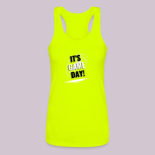 It's Game Day Football - Women’s Performance Racerback Tank Top