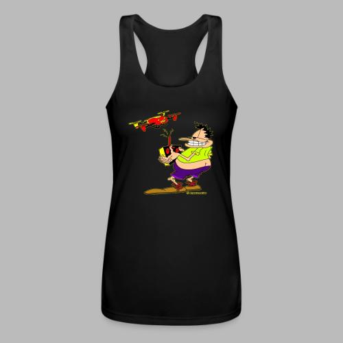 GrisDismation Ongher Droning Out Tshirt - Women’s Performance Racerback Tank Top