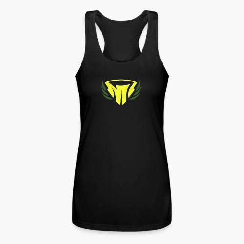 Logo (Lime Green) - Women’s Performance Racerback Tank Top