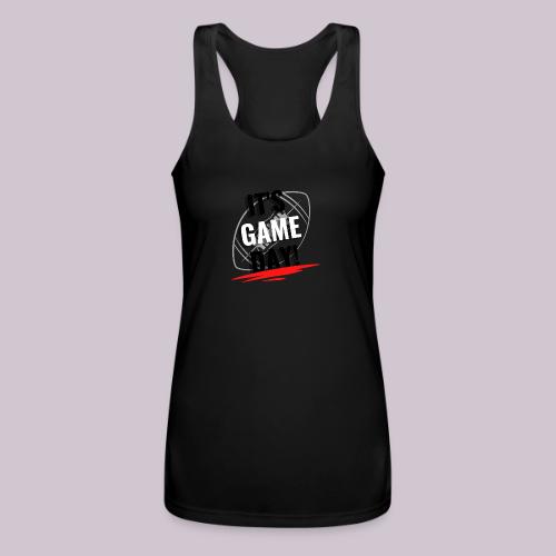 it s Game Day football - Women’s Performance Racerback Tank Top