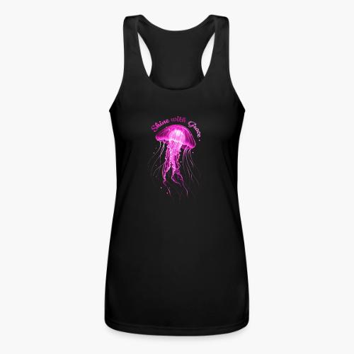 Shine with Grace - Women’s Performance Racerback Tank Top