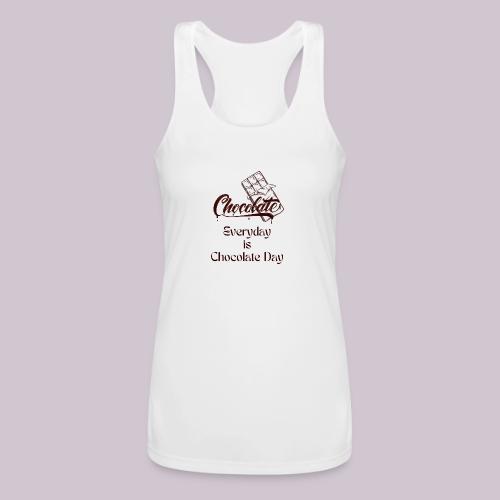 Chocolate Everyday - Women’s Performance Racerback Tank Top