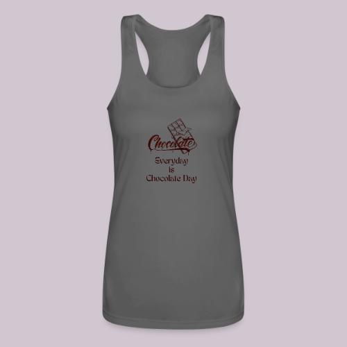 Chocolate Everyday - Women’s Performance Racerback Tank Top
