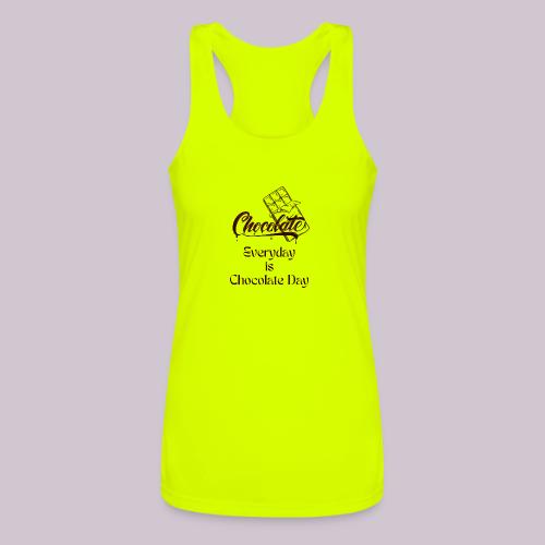 Chocolate Everyday - Women’s Performance Racerback Tank Top